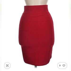NWOT Ted Baker London Red Pencil Skirt